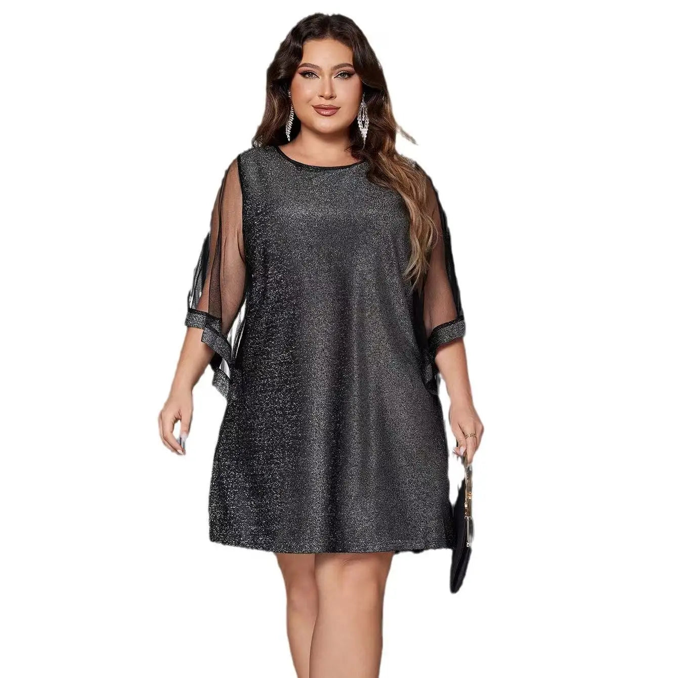 Vestido de fiesta corto plussize